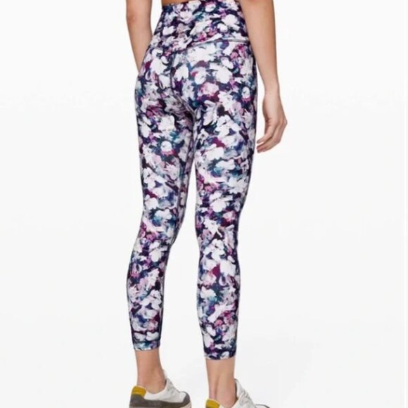 Lululemon Align II Pant 25” Utopia Multi Floral Womens 6 - Picture 2 of 14